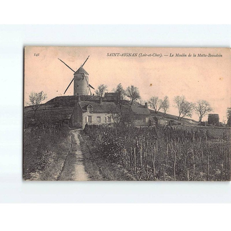 SAINT AIGNAN : Le Moulin de la Motte-Beaudoin - état