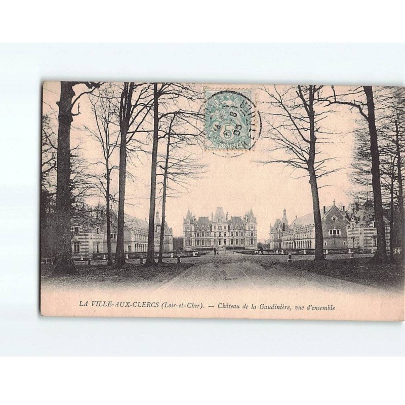 LA VILLE AUX CLERCS : Château de la Gaudinière - état