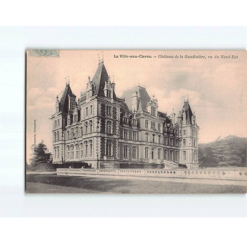 LA VILLE AUX CLERCS : Château de la Gaudinière - très bon état