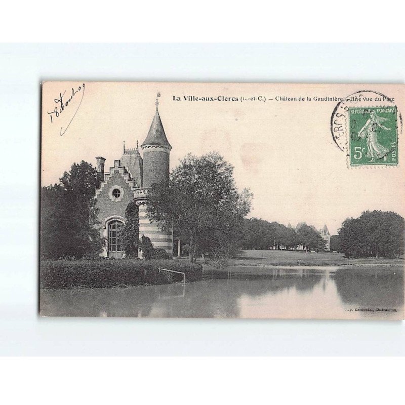 LA VILLE AUX CLERCS : Château de la Gaudinière - très bon état