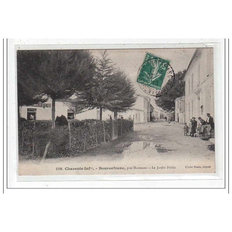 BOURCEFRANC : le jardin public - tres bon état