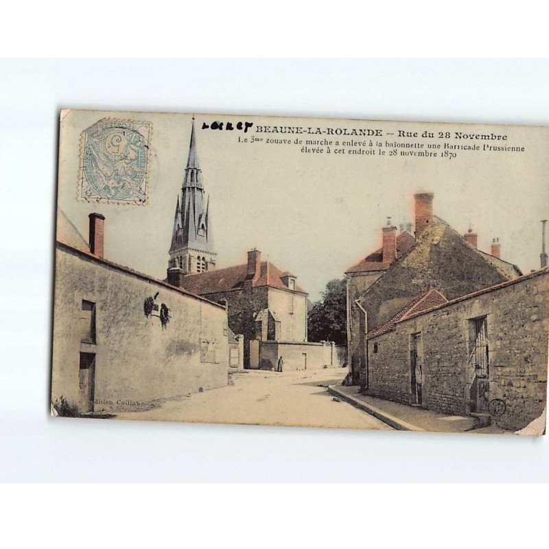 BEAUNE LA ROLANDE : Rue du 28 Novembre - état