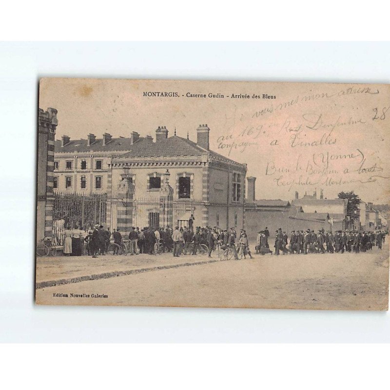 MONTARGIS : Caserne Gudin, Arrivée des Bleus - état