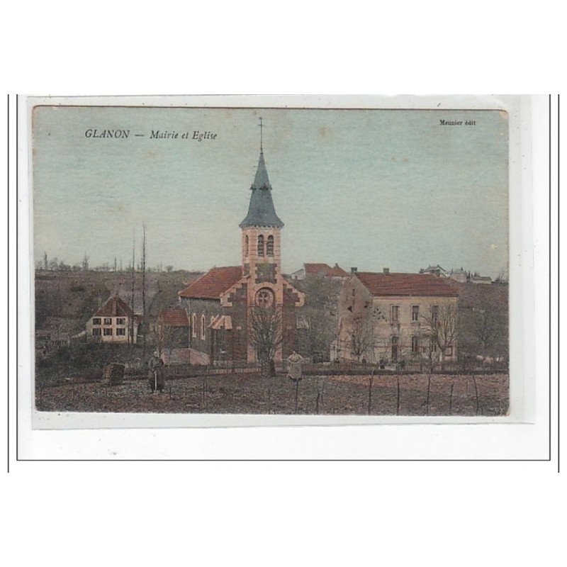 GLANON - Mairie et église - très bon état