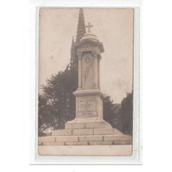COTE D'ARMOR : carte photo et monument aux morts - tres bon etat