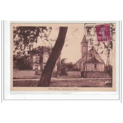 TILLY : perspective sur l'eglise - tres bon etat