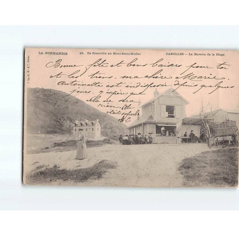 CAROLLES : La Buvette de Plage, De Granville au Mont-Saint-Michel - très bon état