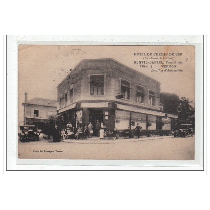VERNON : hotel du chemin de fer - etat