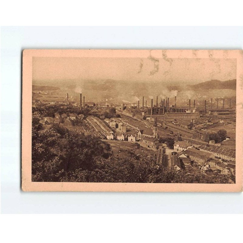 GOURAINCOURT : Vue générale prise des Fortifications de Longwy-Haut - état