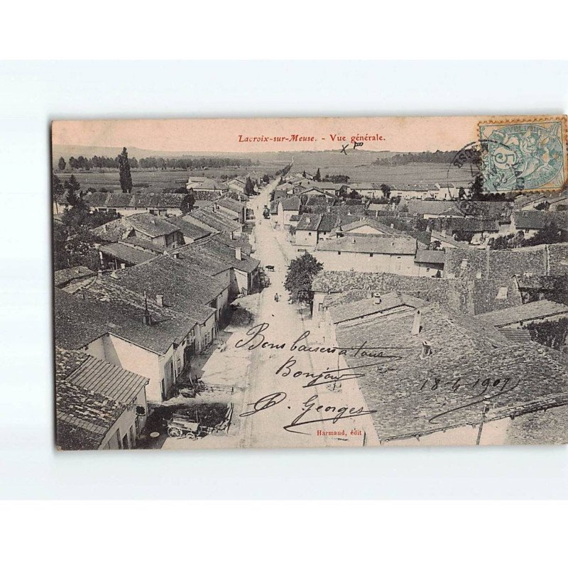 LACROIX SUR MEUSE : Vue générale - très bon état
