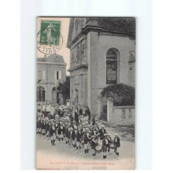 BENOITE VAUX : Eglise et maison Notre-Dame - état