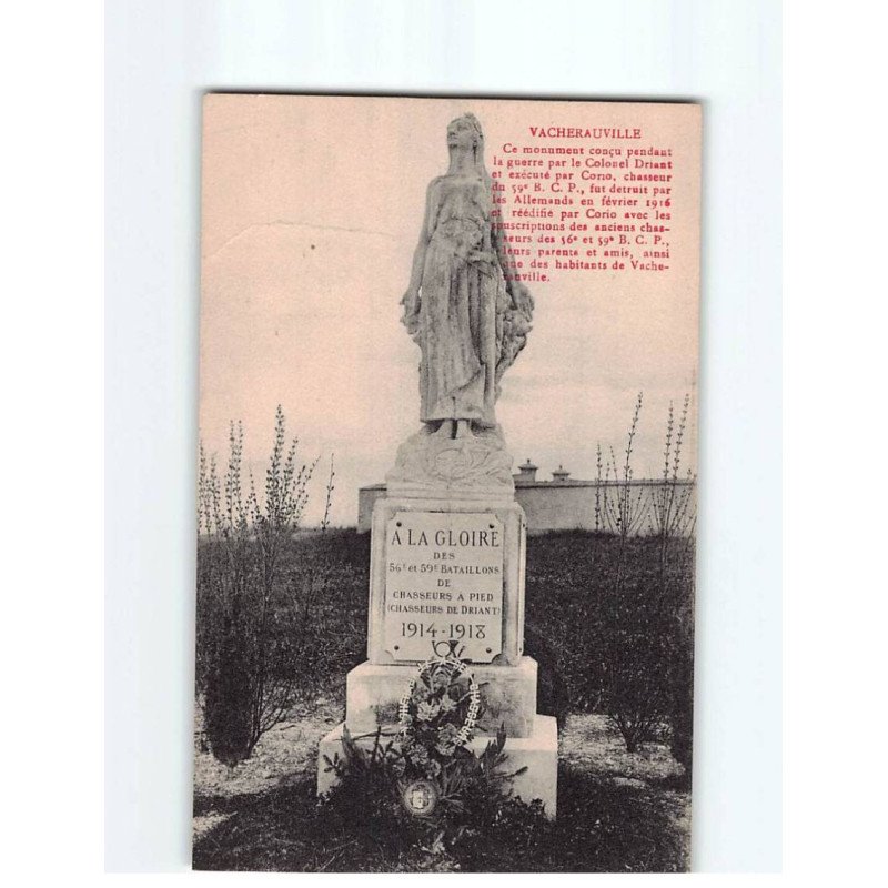 VACHERAUVILLE : Le Monument - très bon état