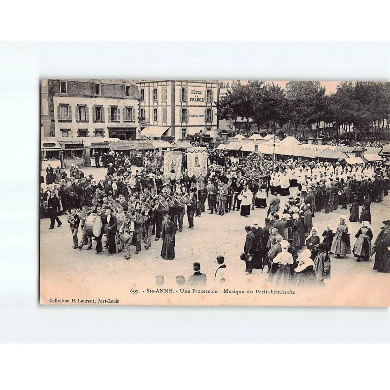 SAINTE ANNE D'AURAY : Une procession, Musique du petit-séminaire - très bon état