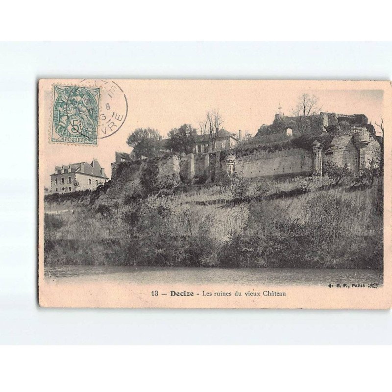 DECIZE : Les ruines du vieux château - état