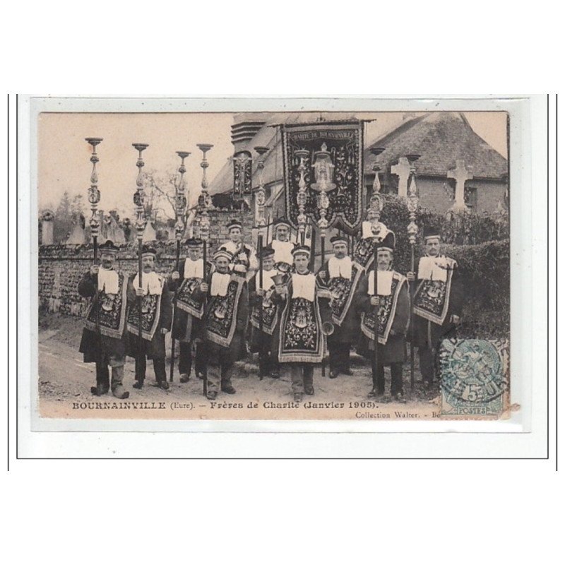 BOURNAINVILLE - Frères de Charité (Janvier 1905) - très bon état