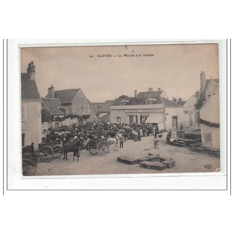 CLOYES : le marché a la volaille - état