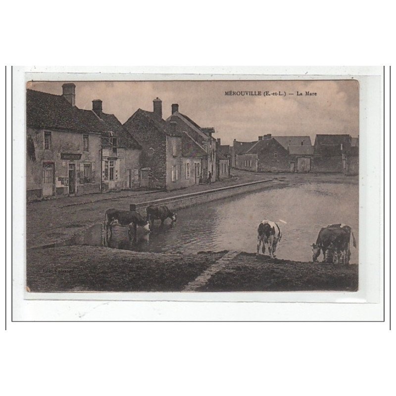 MEROUVILLE : la mare - tres bon etat