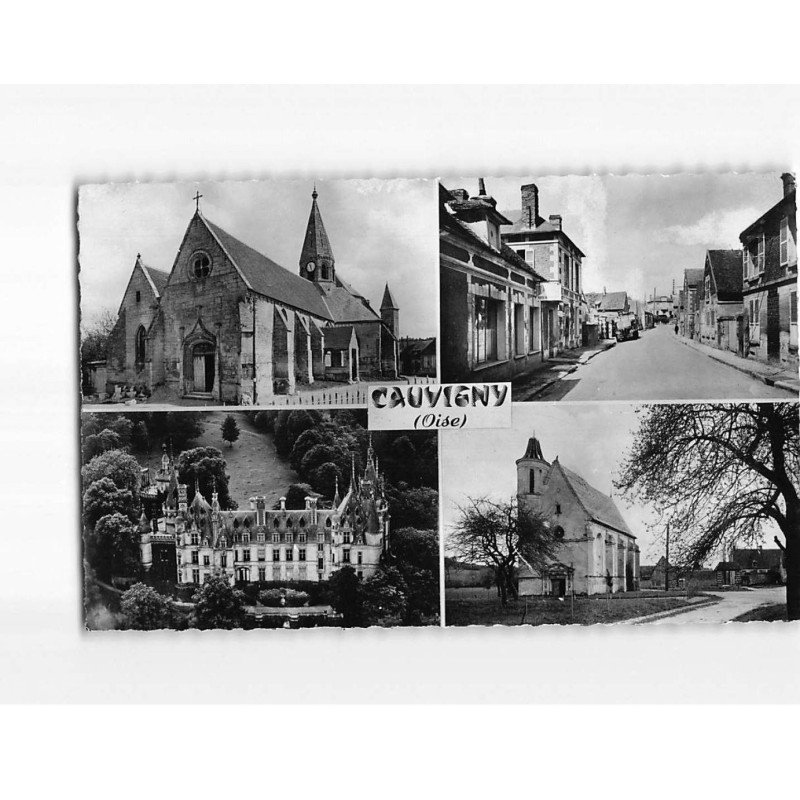 CAUVIGNY : Carte Souvenir - très bon état