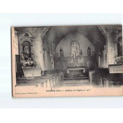 HAUBOS : Intérieur de l'Eglise en 1913 - état