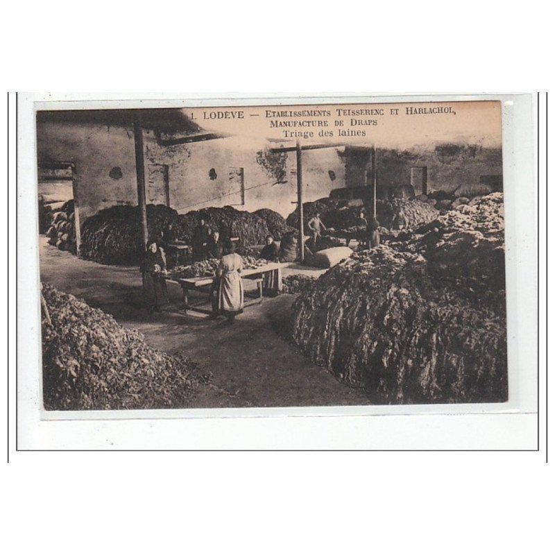 LODEVE : triage de laines - tres bon etat