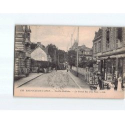 BAGNOLES DE L'ORNE : Tessé-la-Madeleine, la Grande rue et la poste - très bon état