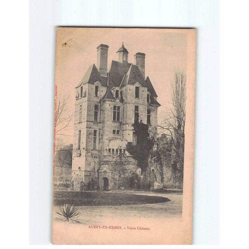 AUBRY EN EXMES : Vieux château - état