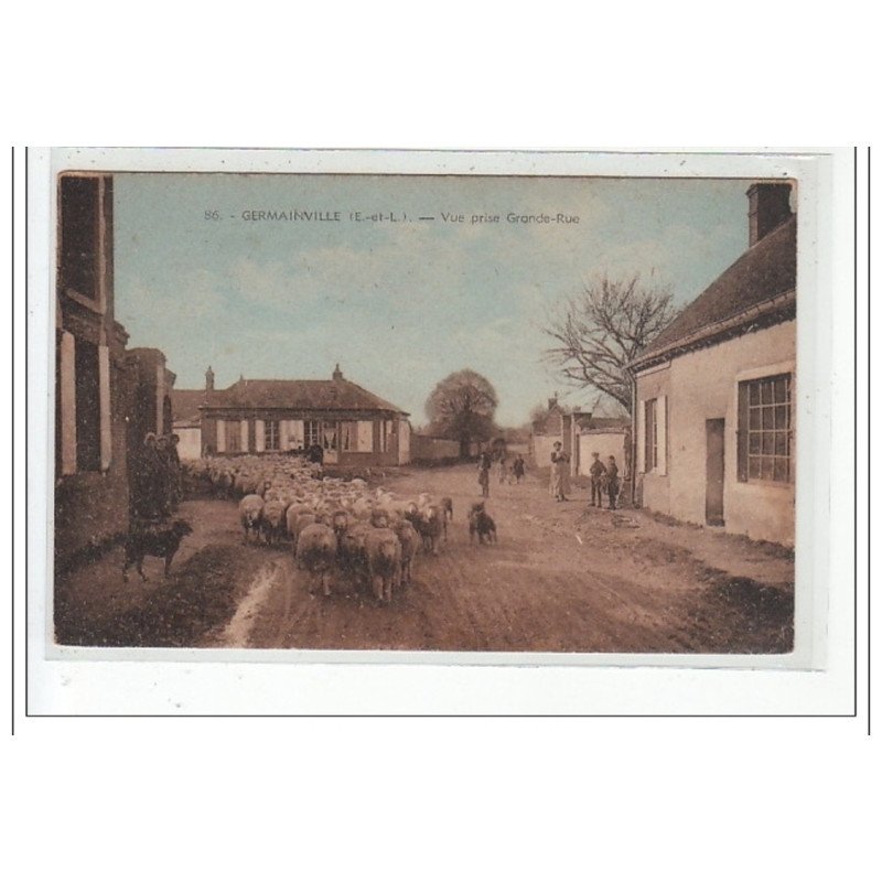 GERMAINVILLE - Vue prise Grande Rue - très bon état