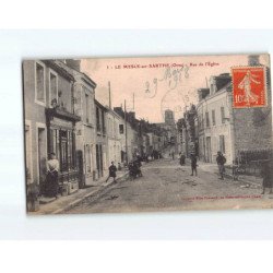 LA MESLE SUR SARTHE : Rue de l'Eglise - état