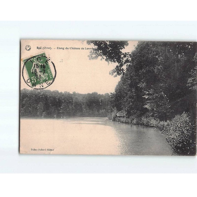 IGE : Etang du château de Lonné - état