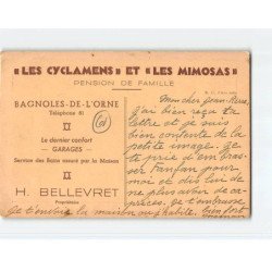 BAGNOLES DE L'ORNE : "Les Cyclaments" et "Les Mimosas", pension de famille - état