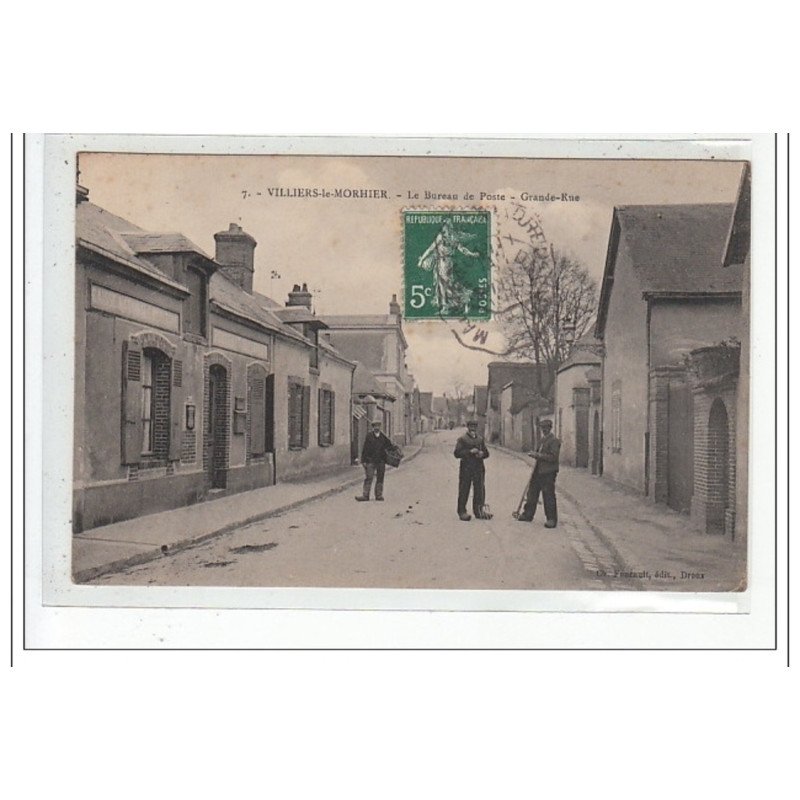 VILLIERS LE MORHIER - Le Bureau de Poste - Grande Rue - très bon état