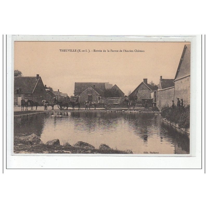 THEUVILLE - Entrée de la ferme de l'Ancien Château - très bon état