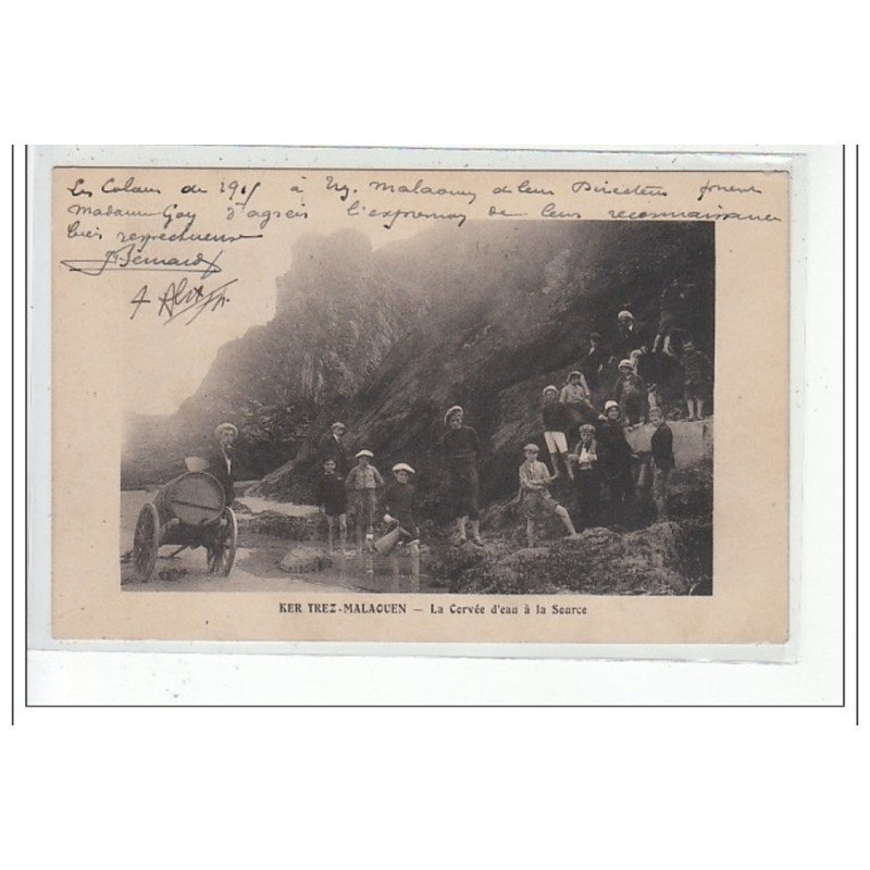 KER-TREZ-MALAOUEN - La Corvée d'eau à la Source - très bon état