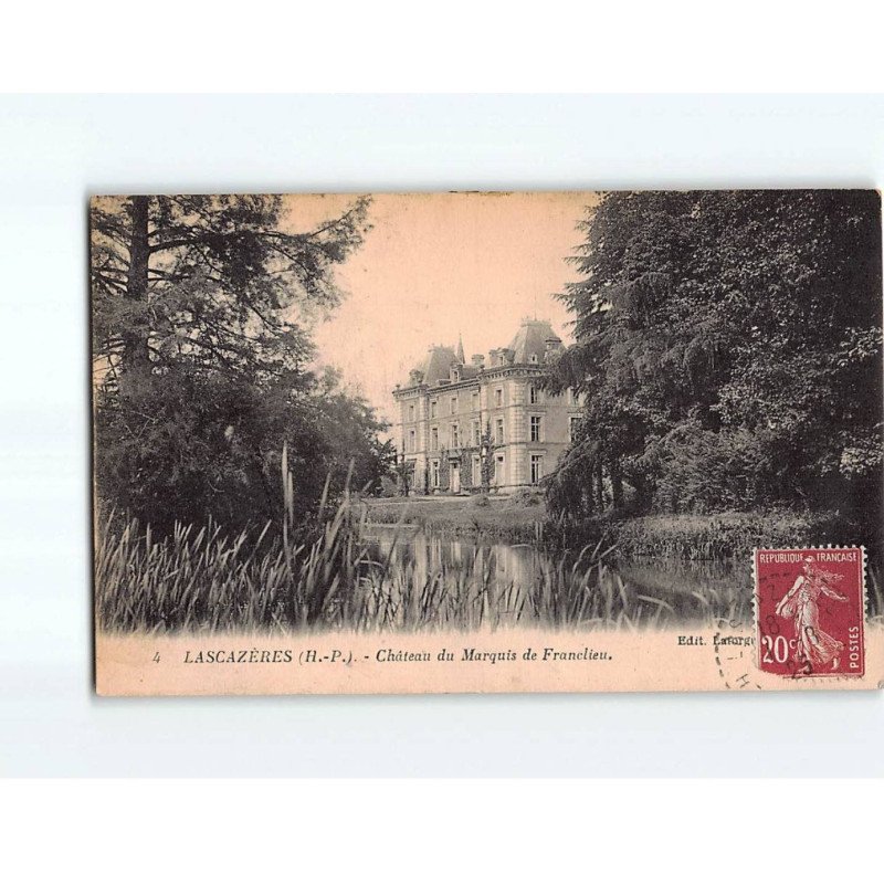 LASCAZERES : Château du Marquis de Franclieu - état