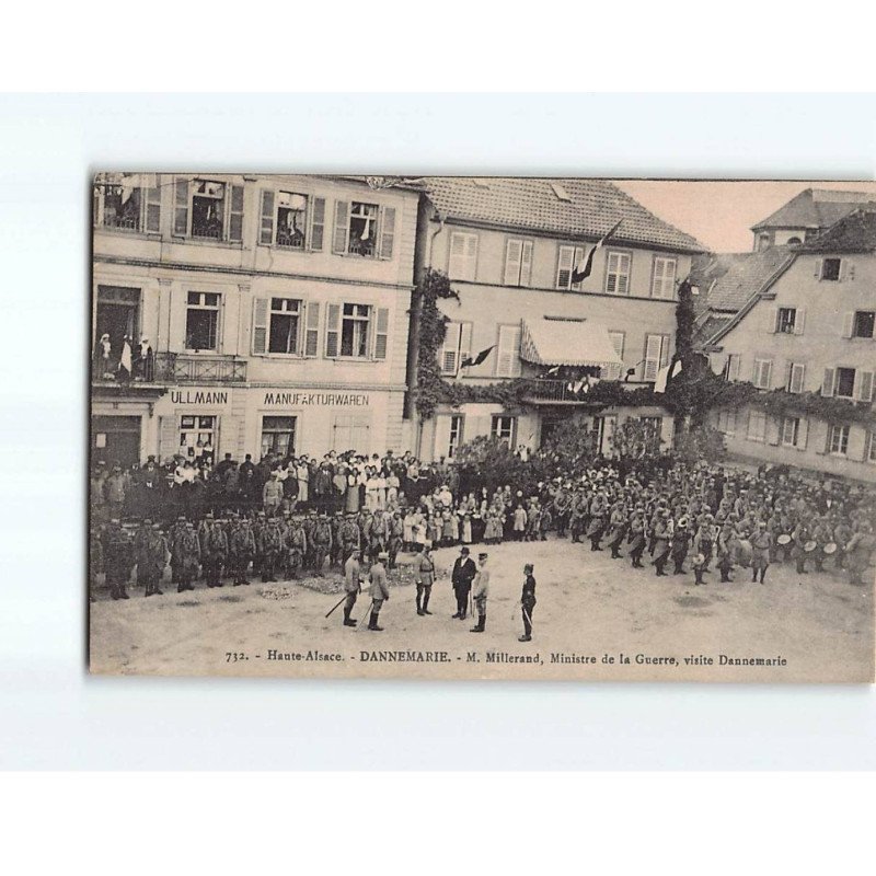 DANNEMARIE : M. Mitterrand, ministre de la Guerre, Novembre 1914 - très bon état