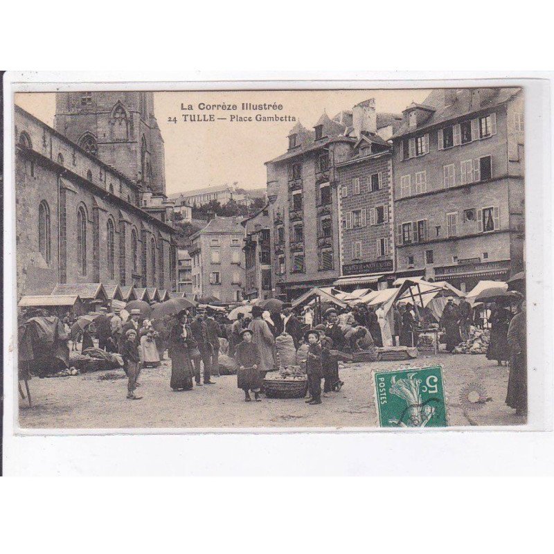 TULLE: place gambetta - très bon état