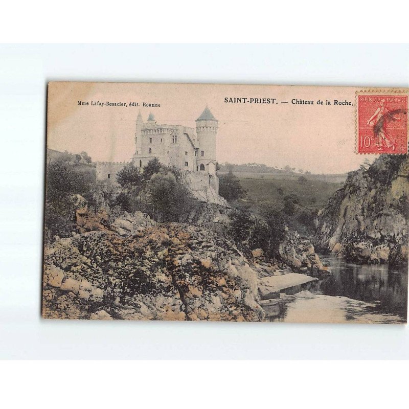 SAINT PRIEST : Château de la Roche - état