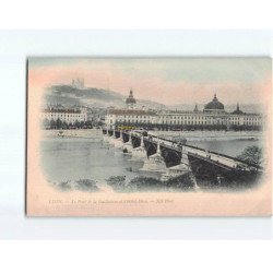LYON : Le Pont de la Guillotière et l'Hôtel Dieu - très bon état