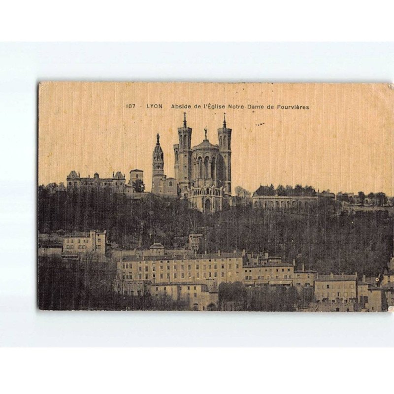 LYON : Abside de l'Eglise Notre-Dame de Fourvières - état