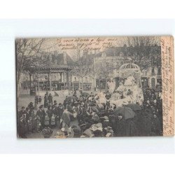 CHALON SUR SAONE : Carnaval 1908, Char des Reines - état