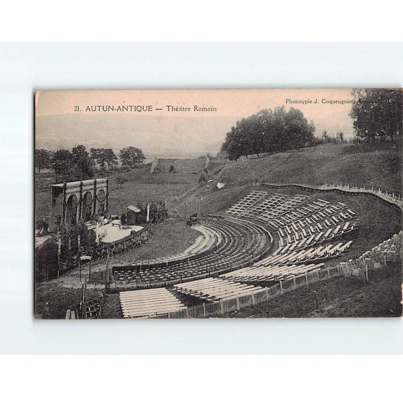 AUTUN : Théâtre Romain - état