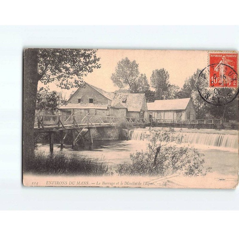 Le Barrage et le Moulin de l'Epau - état