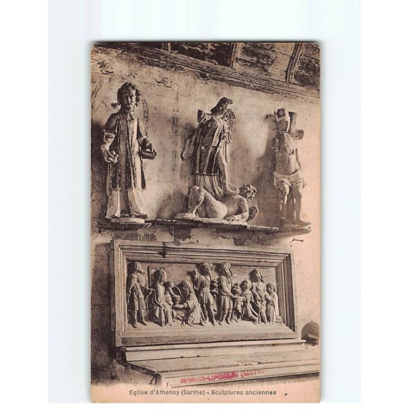 ATHENAY : L'Eglise, Sculptures anciennes - état