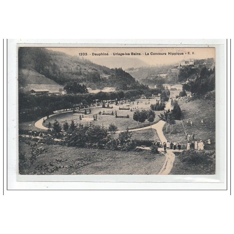 URIAGE-les-BAINS : le concours hippique - tres bon état