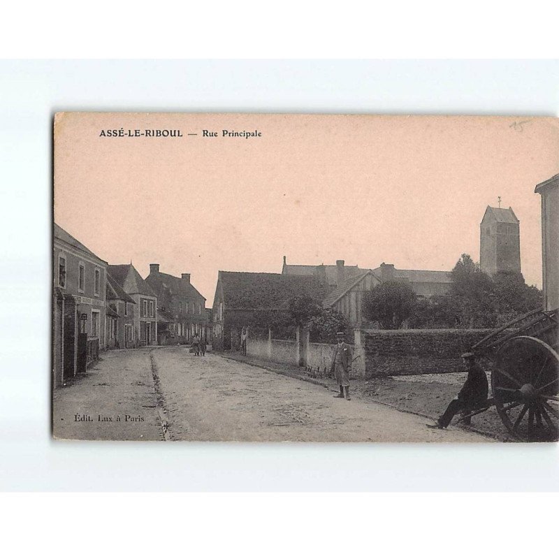 ASSE LE RIBOUL : Rue Principale - très bon état