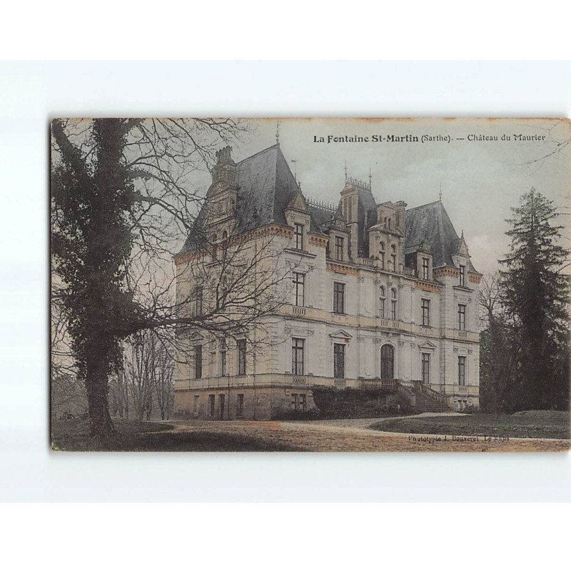 LA FONTAINE SAINT MARTIN : Château du Maurier - très bon état