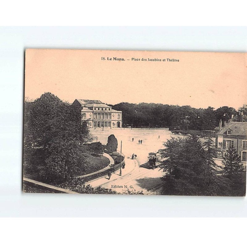 LE MANS : Place des Jacobins et Théâtre - très bon état