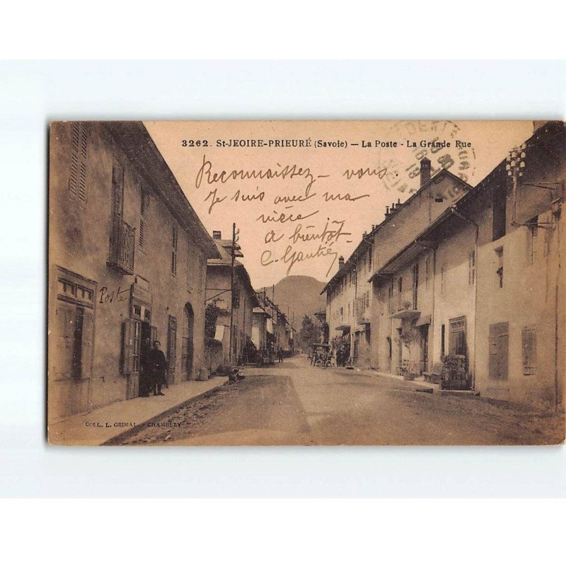 SAINT JEOIRE PRIEURE : La poste, la Grande Rue - état