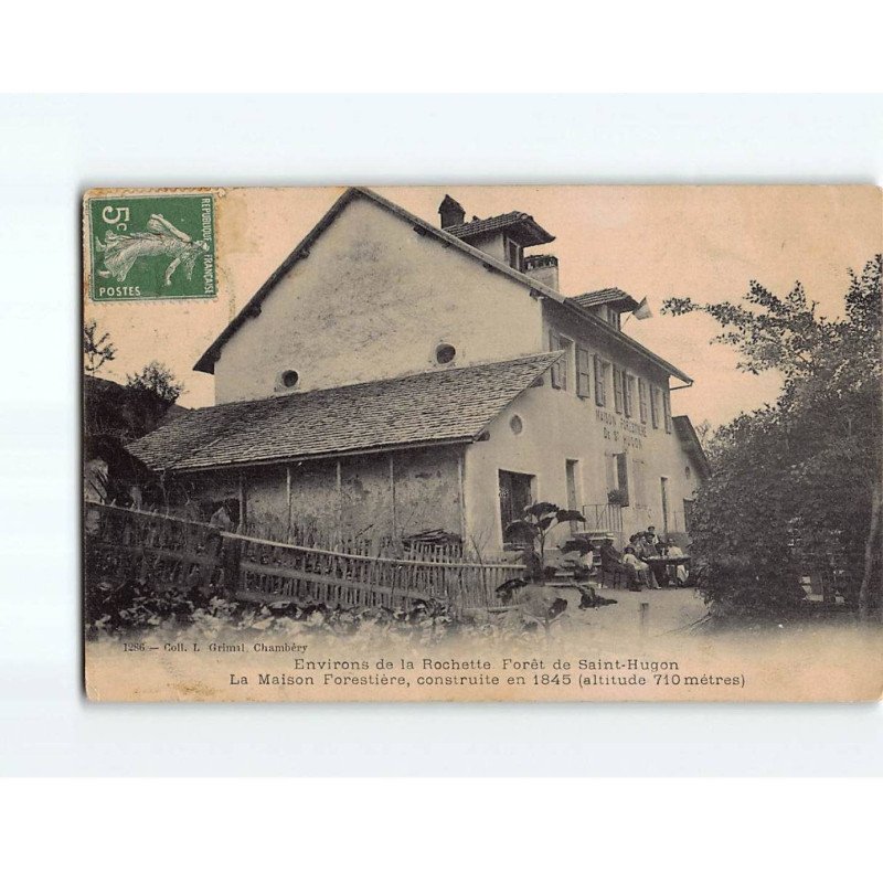 Forêt de Saint-Hugon, la maison forestière en 1845 - état