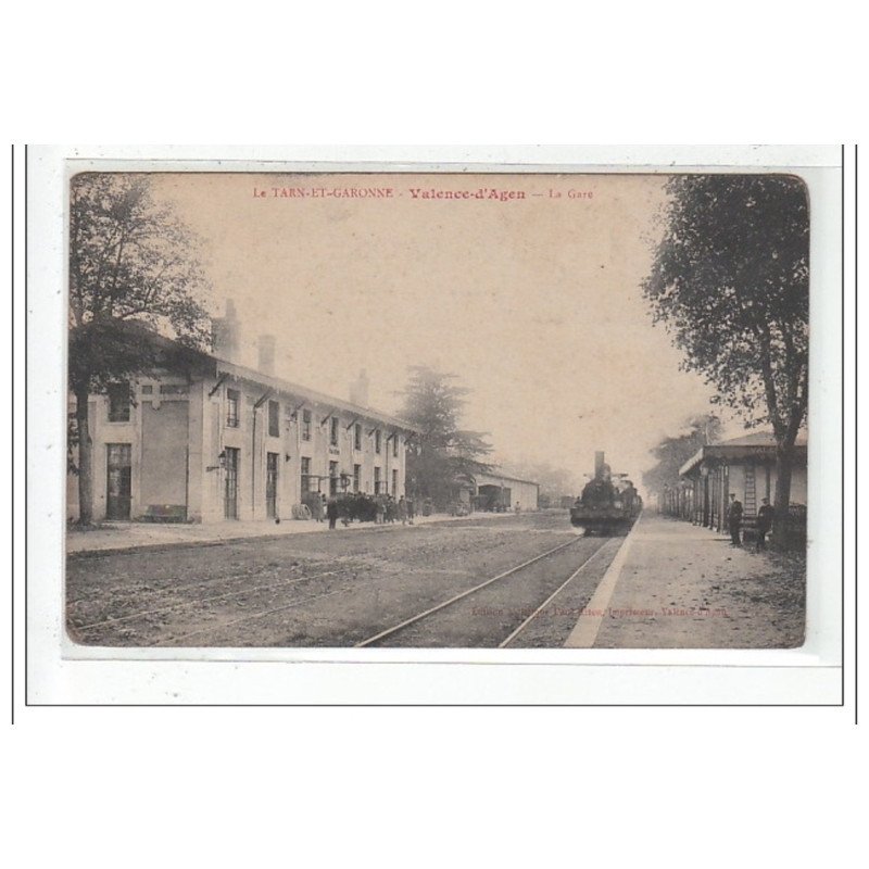 VALENCE-D'AGEN : la gare - etat